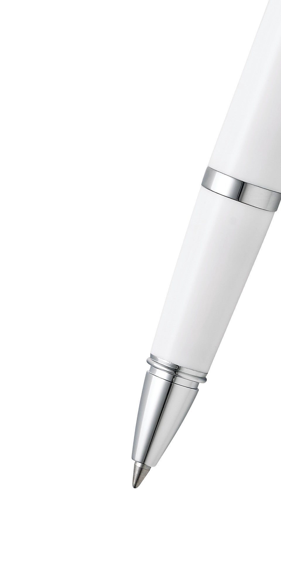 Cross Bailey Light Polished White Resin Rollerball Pen