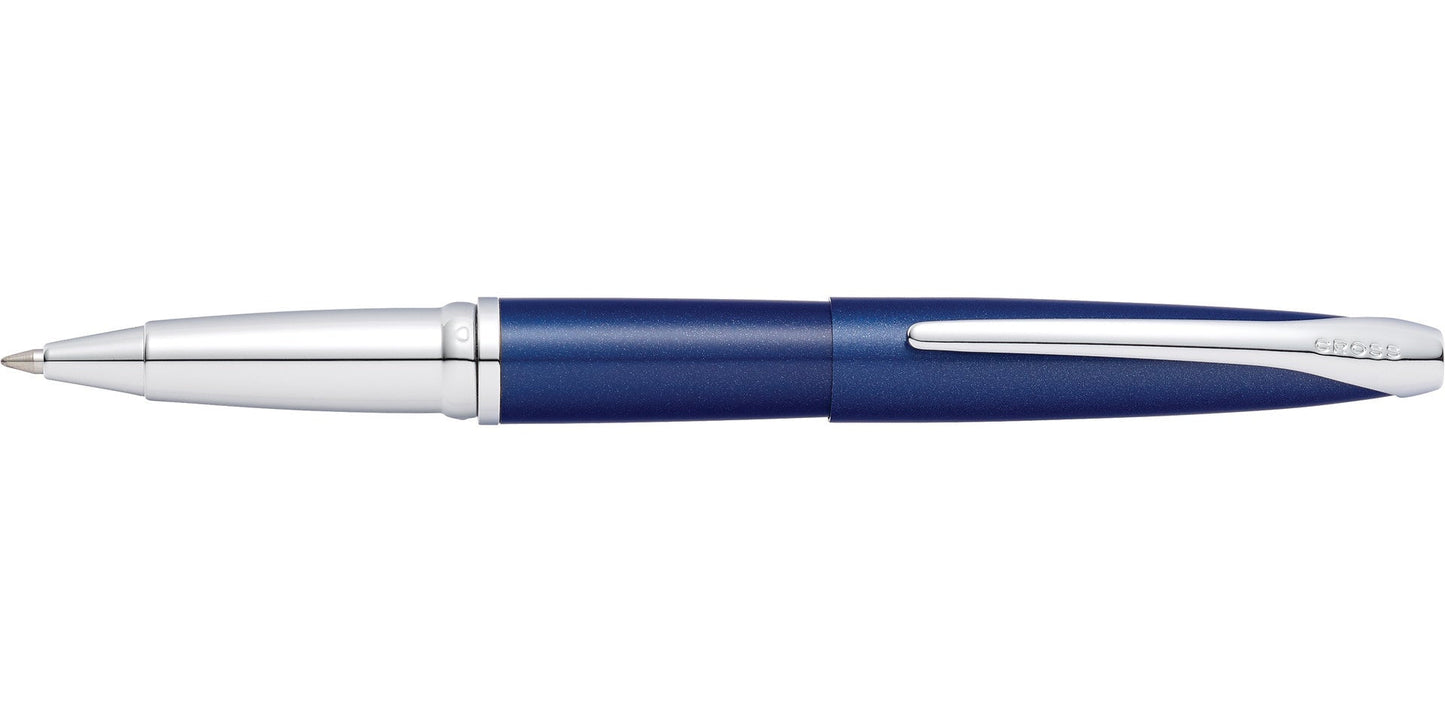 ATX Translucent Blue Lacquer Rollerball Pen