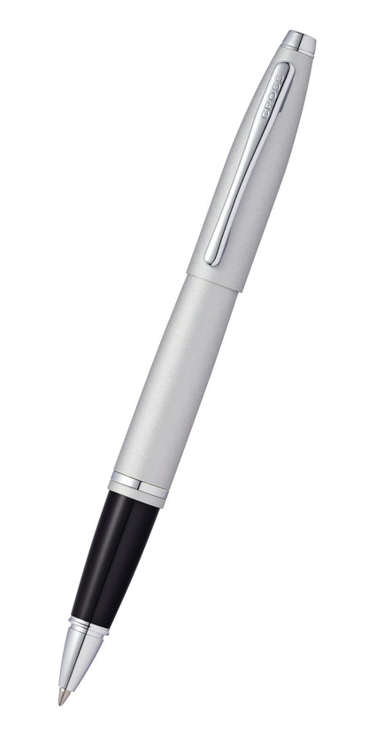 Calais Satin Chrome Rollerball Pen