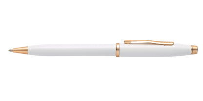 Century II Pearlescent White Lacquer Ballpoint Pen