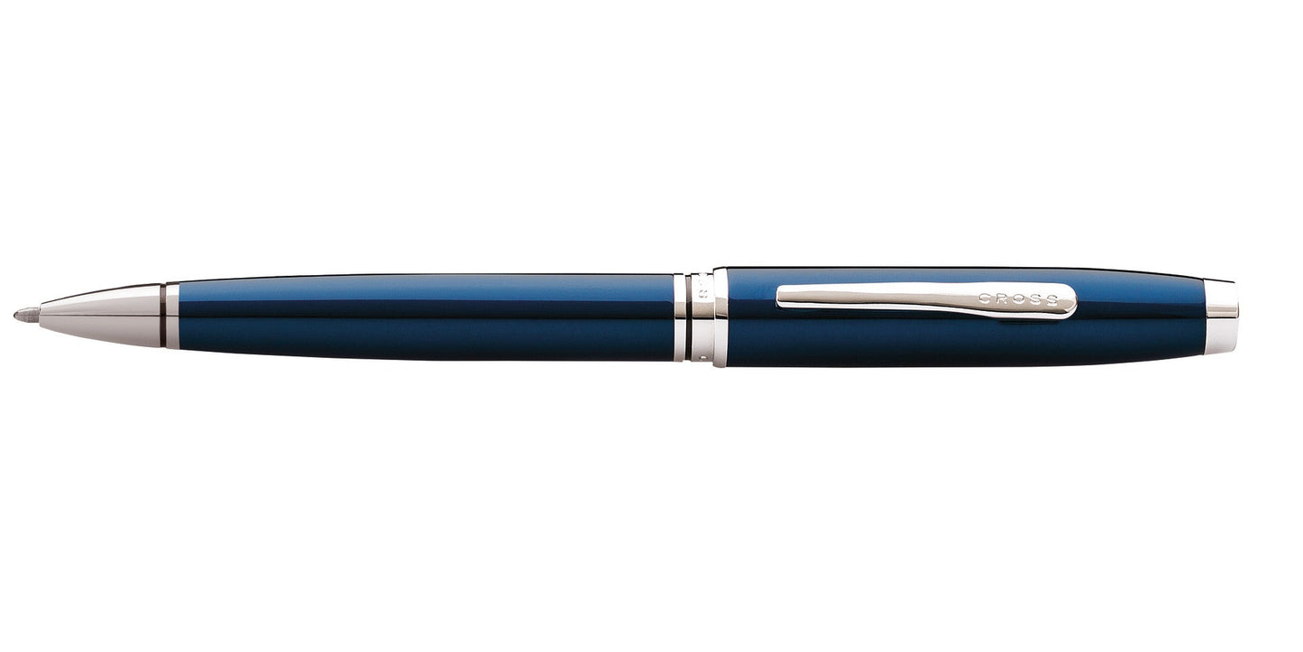 Coventry Blue Lacquer Ballpoint Pen