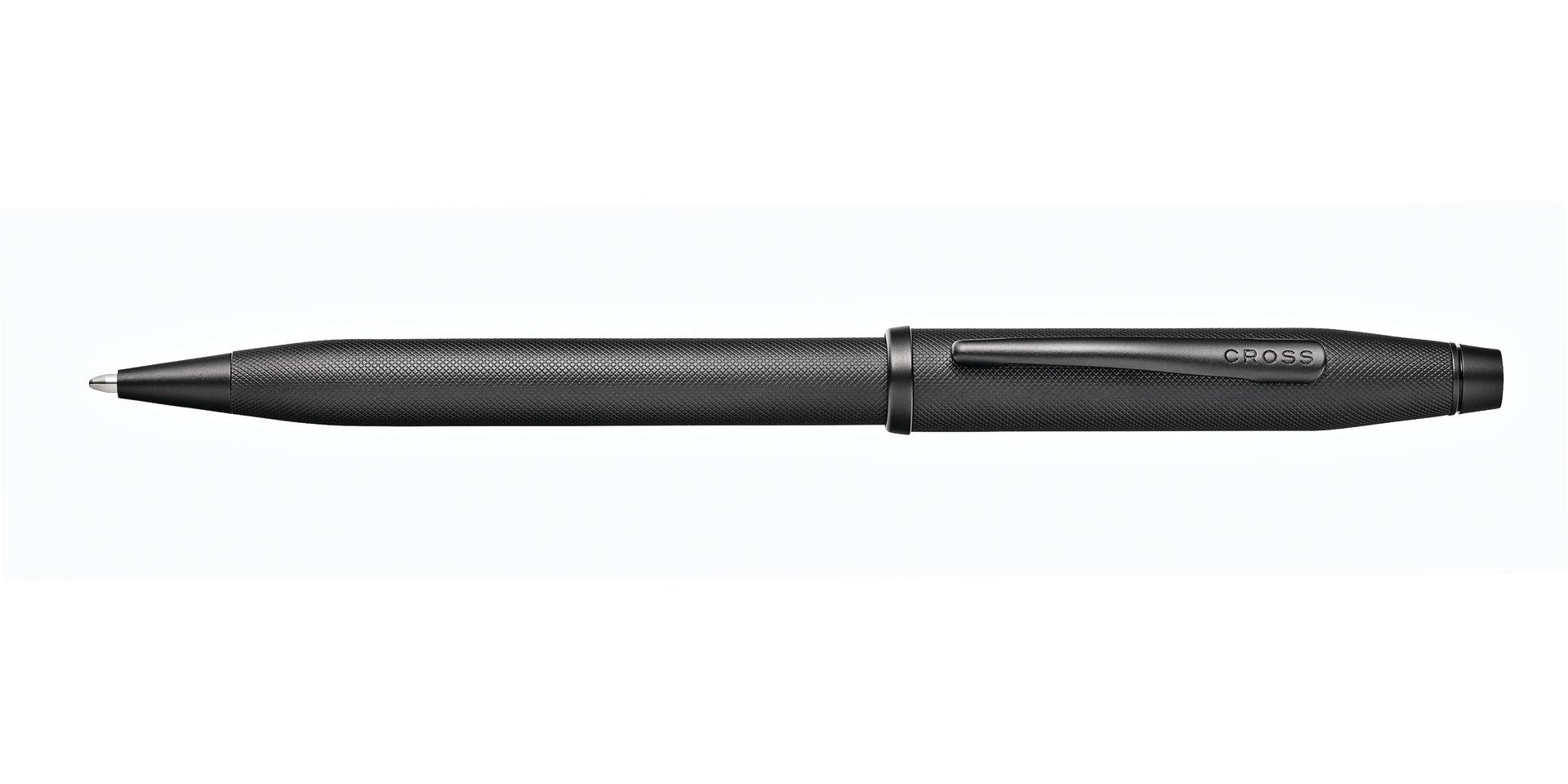 Century II Black Micro-knurl Ballpoint Pen