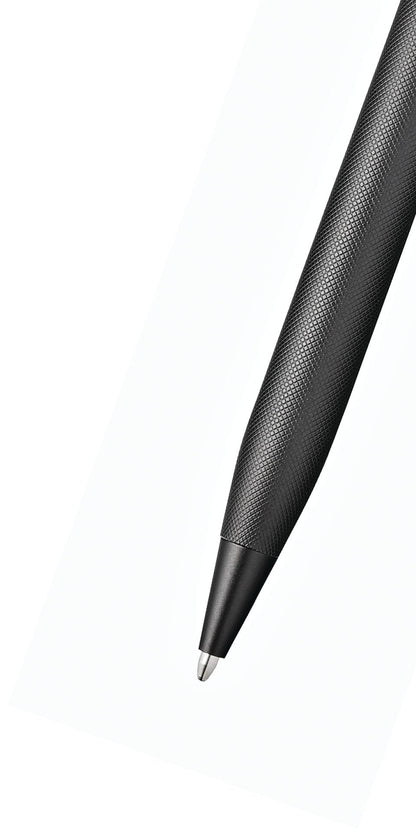 Century II Black Micro-knurl Ballpoint Pen