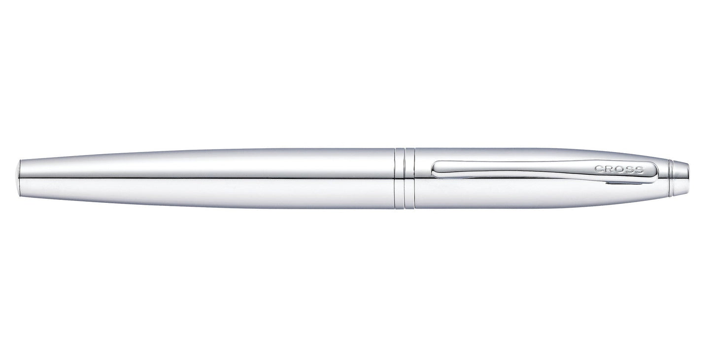 Calais Polished Chrome Rollerball Pen