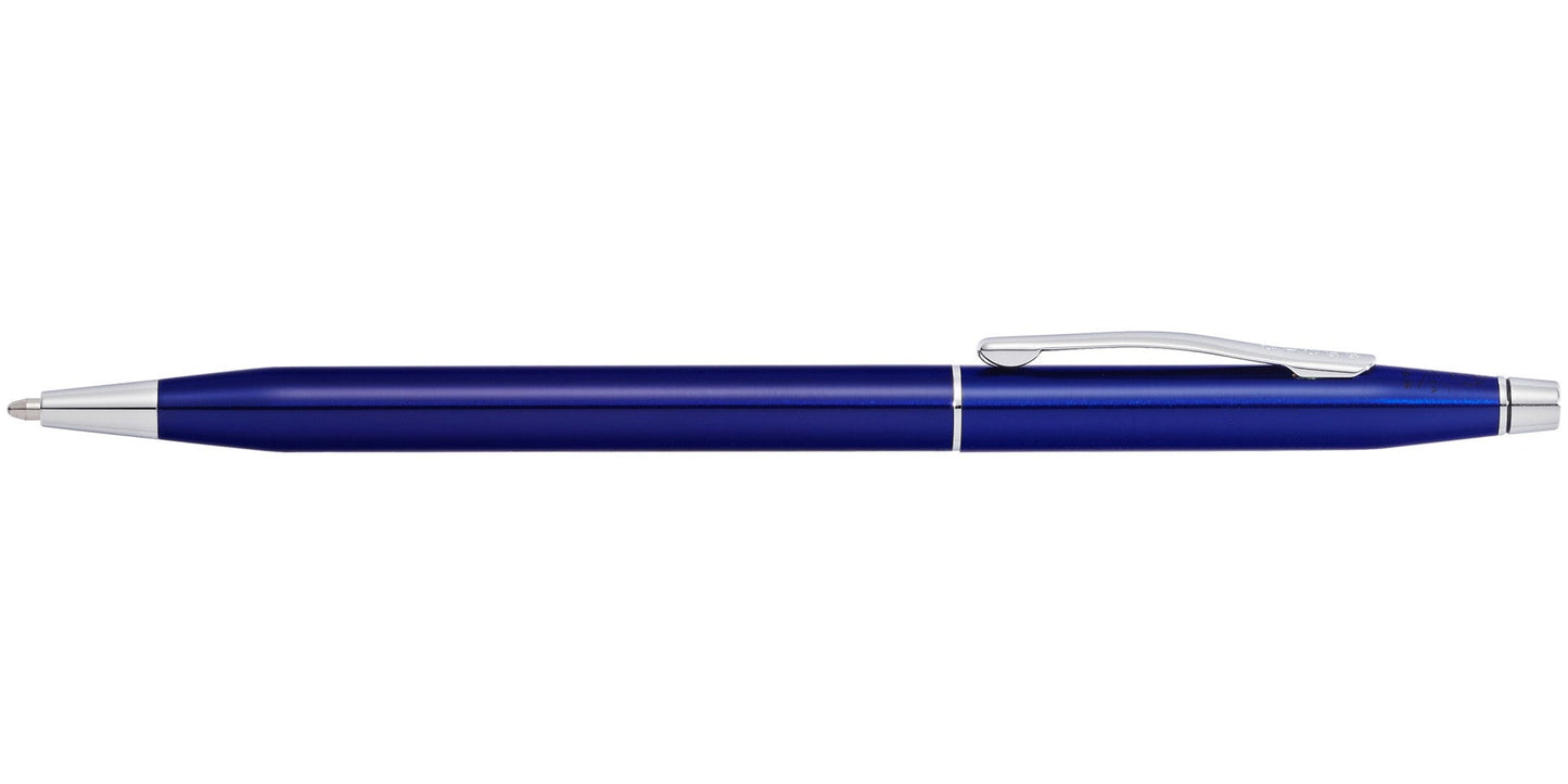 Classic Century Translucent Blue Lacquer Ballpoint Pen