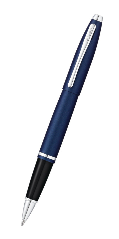 Calais Matte Metallic Midnight Blue Rollerball Pen