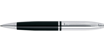 Calais Chrome & Black Lacquer Ballpoint Pen