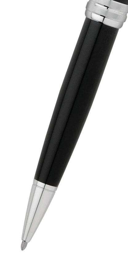 Bailey Black Lacquer Ballpoint Pen